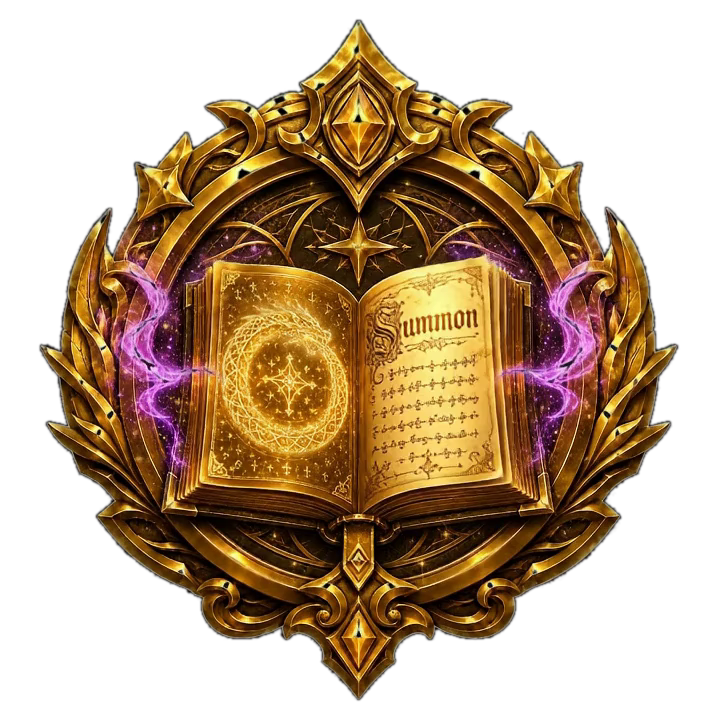 Gold rank medallion