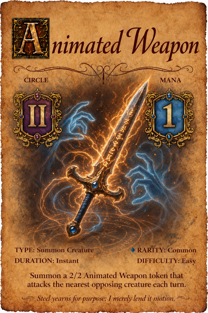 Animated Weapon