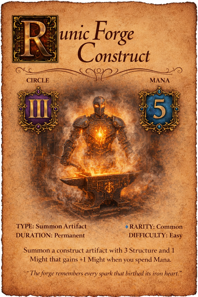 Runic Forge Construct