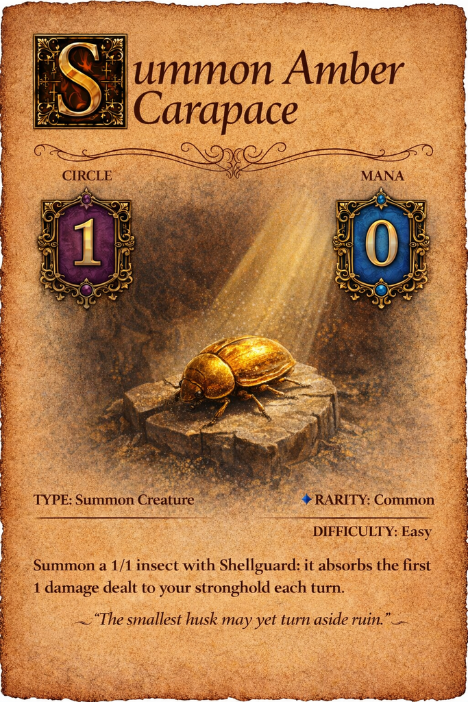 Amber Carapace