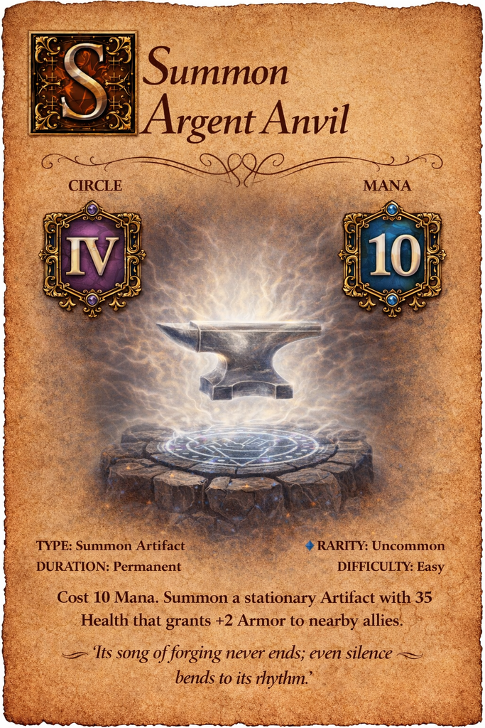 Argent Anvil