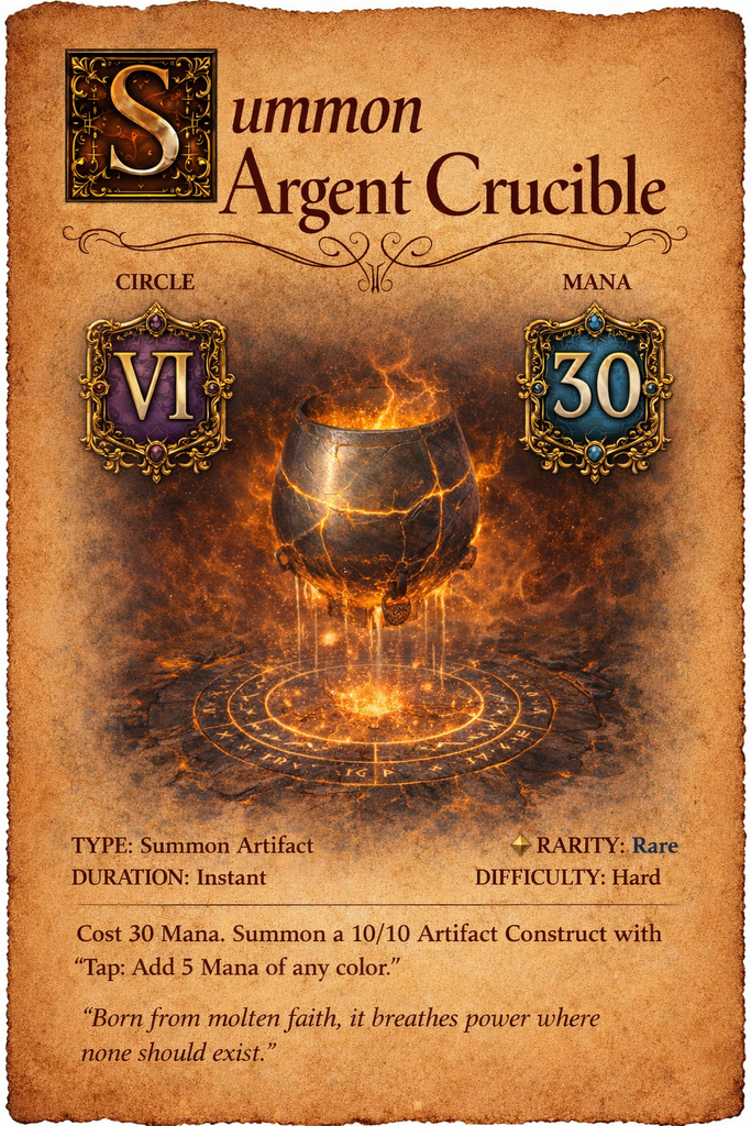 Argent Crucible