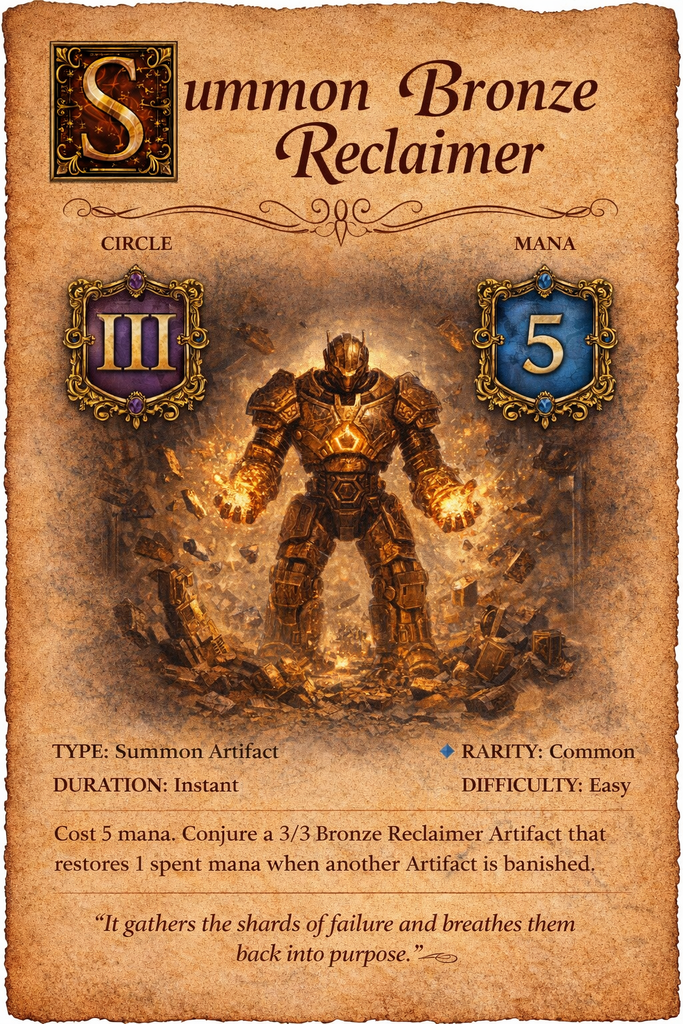 Bronze Reclaimer