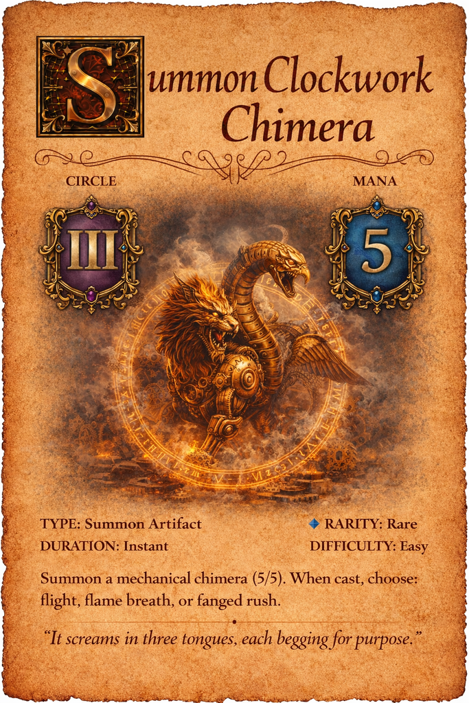 Clockwork Chimera