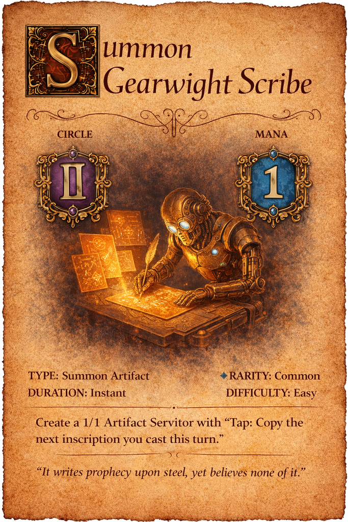 Gearwight Scribe