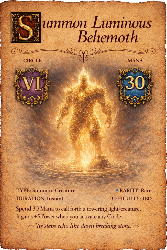 Luminous Behemoth