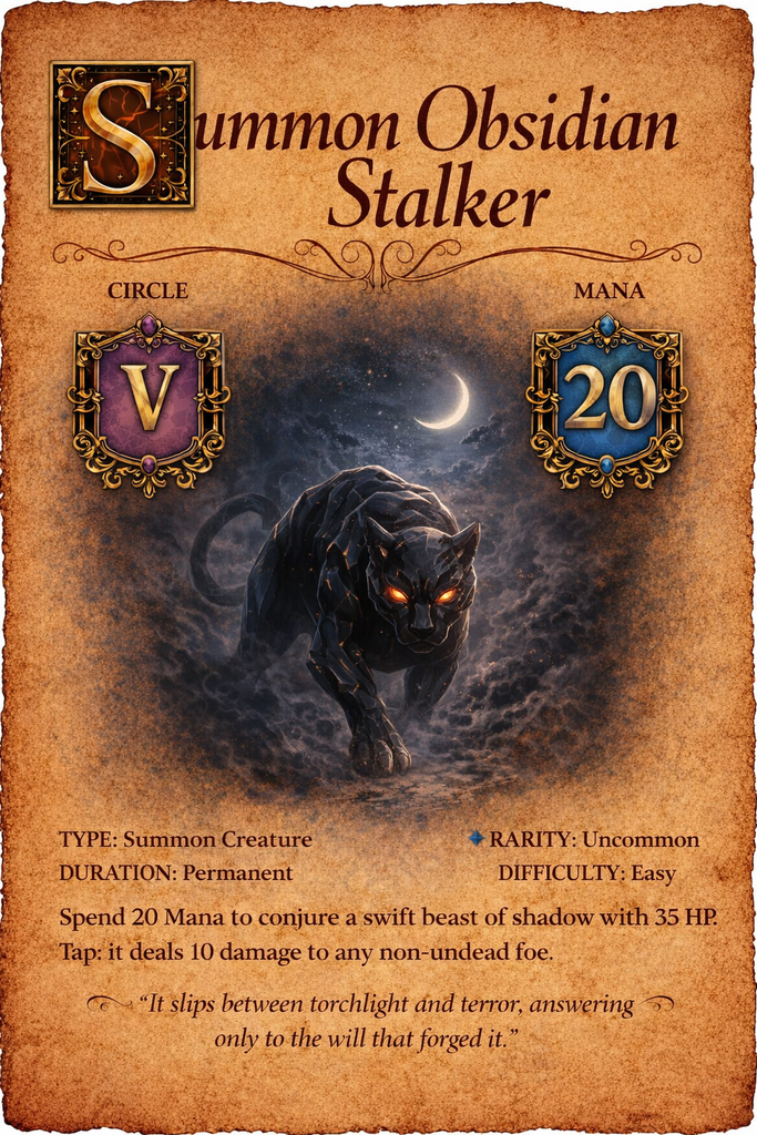 Obsidian Stalker