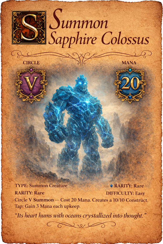 Sapphire Colossus