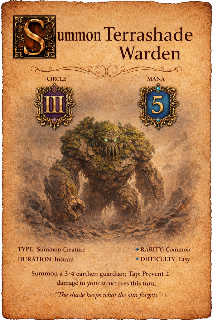 Terrashade Warden