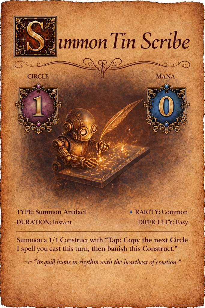 Tin Scribe