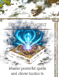 Spells & Strategy — Master powerful spells and clever tactics in challenging encounters.