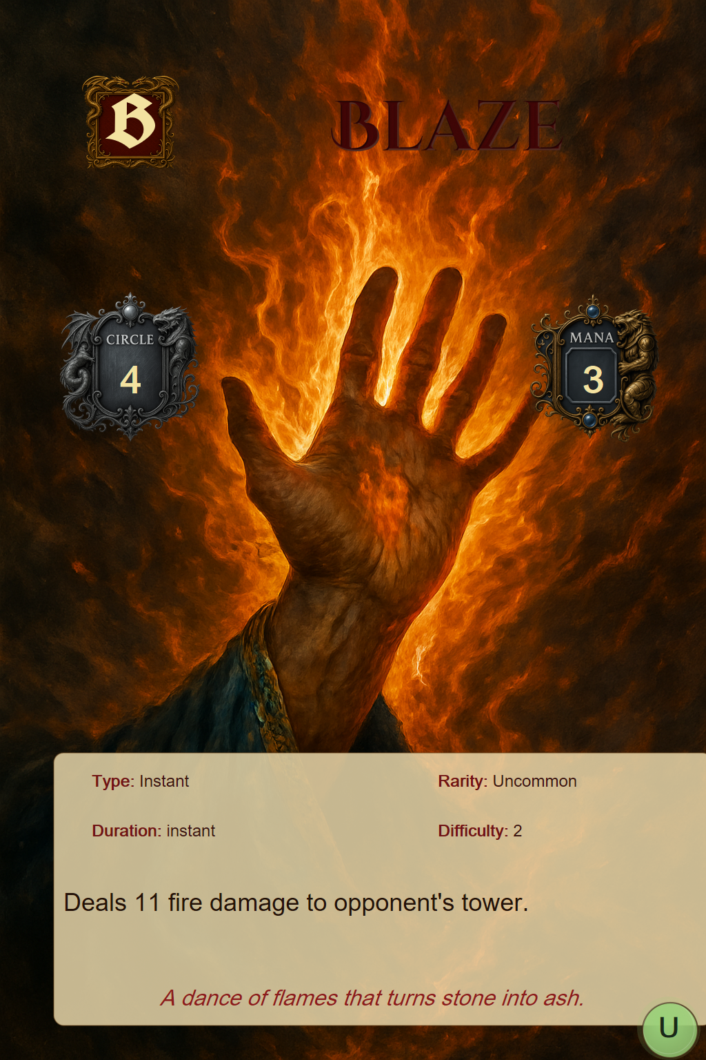 ArcoMage spell card