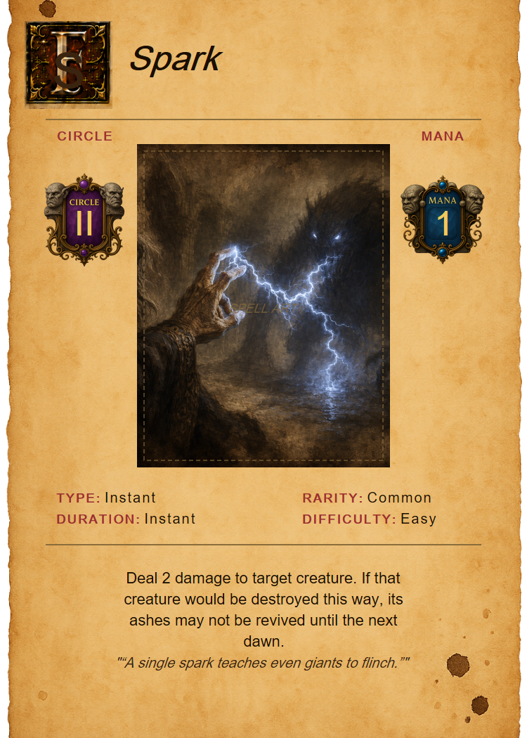 ArcoMage spell card