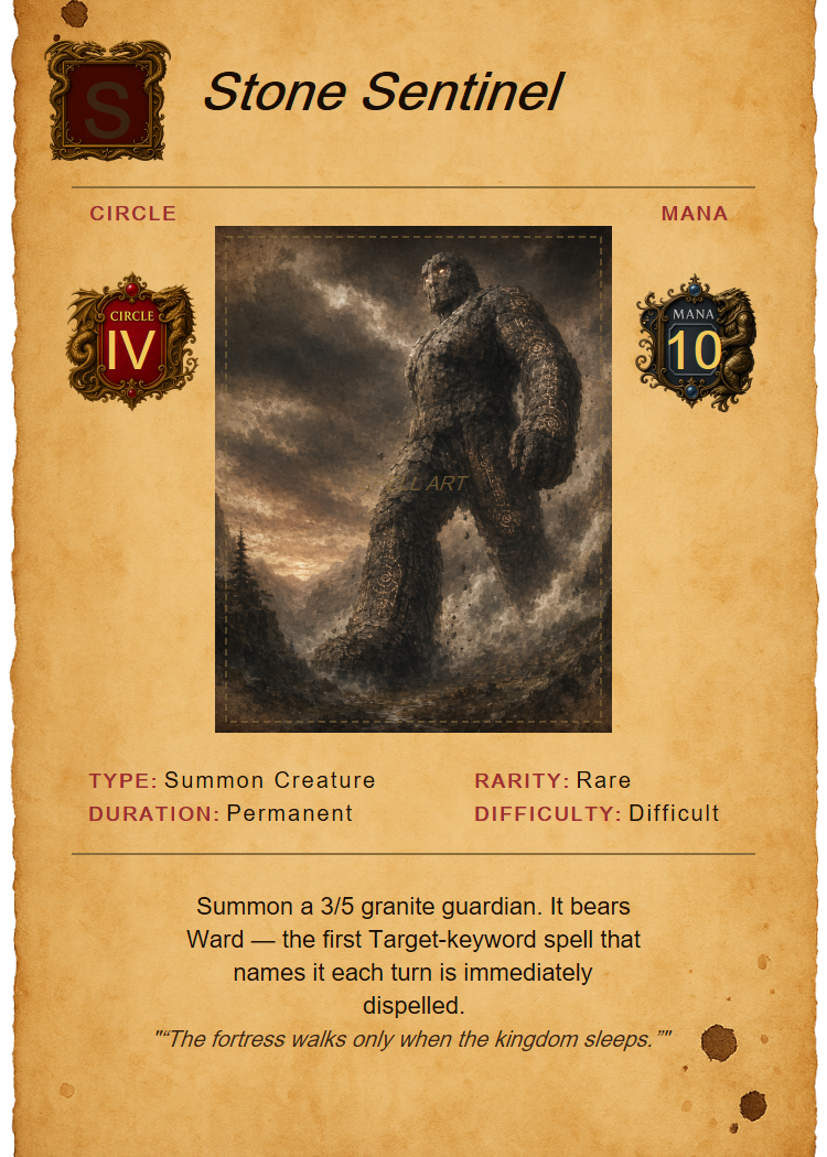 ArcoMage spell card