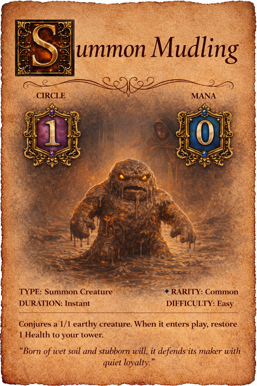 Mudling spell card